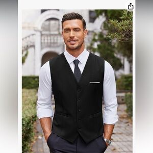 Mens black vest size XXL NWT